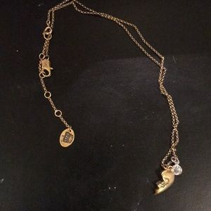 Juicy Couture Half a Heart Necklace